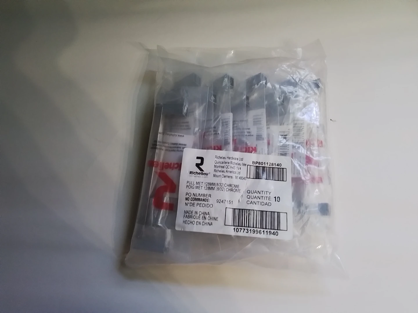 Richelieu Chrome Cabinet Hardware Pulls 128mm | Lot of 10 | - photo 4