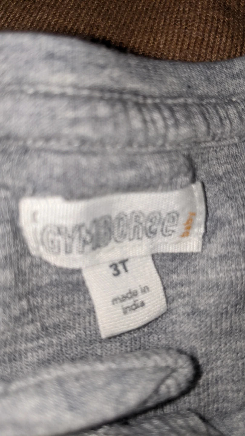 Gymboree Baby Boys' Grey Long Sleeve Henley Shirt - Size 3T - photo 2