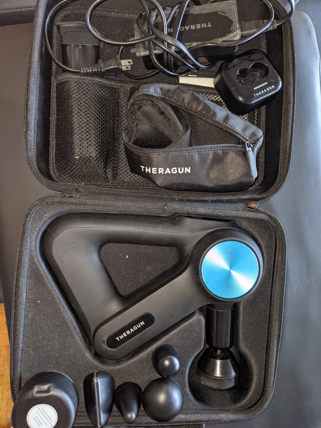 Theragun Massage Gun with Attachments and Case - photo 3