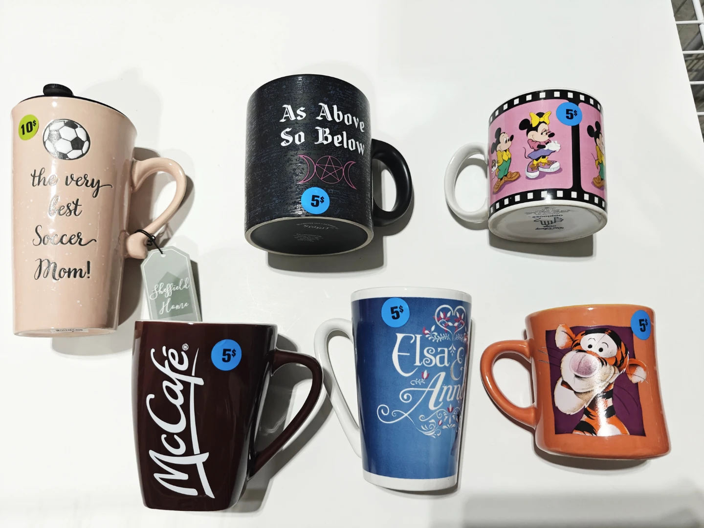Coffee mugs $5 each