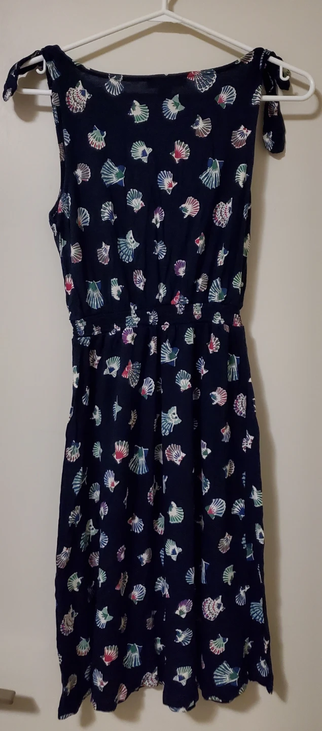 Joe Fresh Navy Shell Print Dress - photo 2