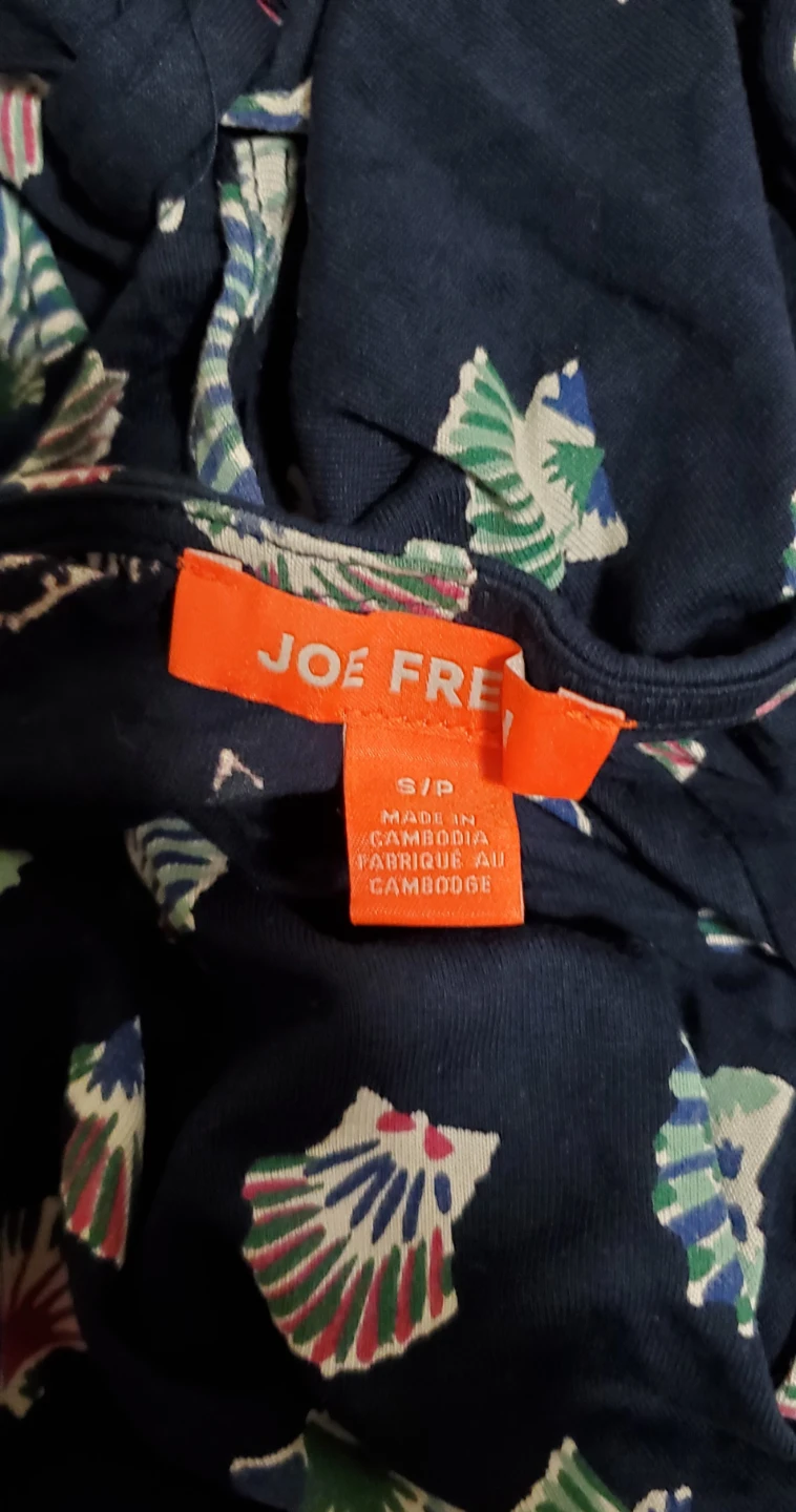 Joe Fresh Navy Shell Print Dress - photo 3