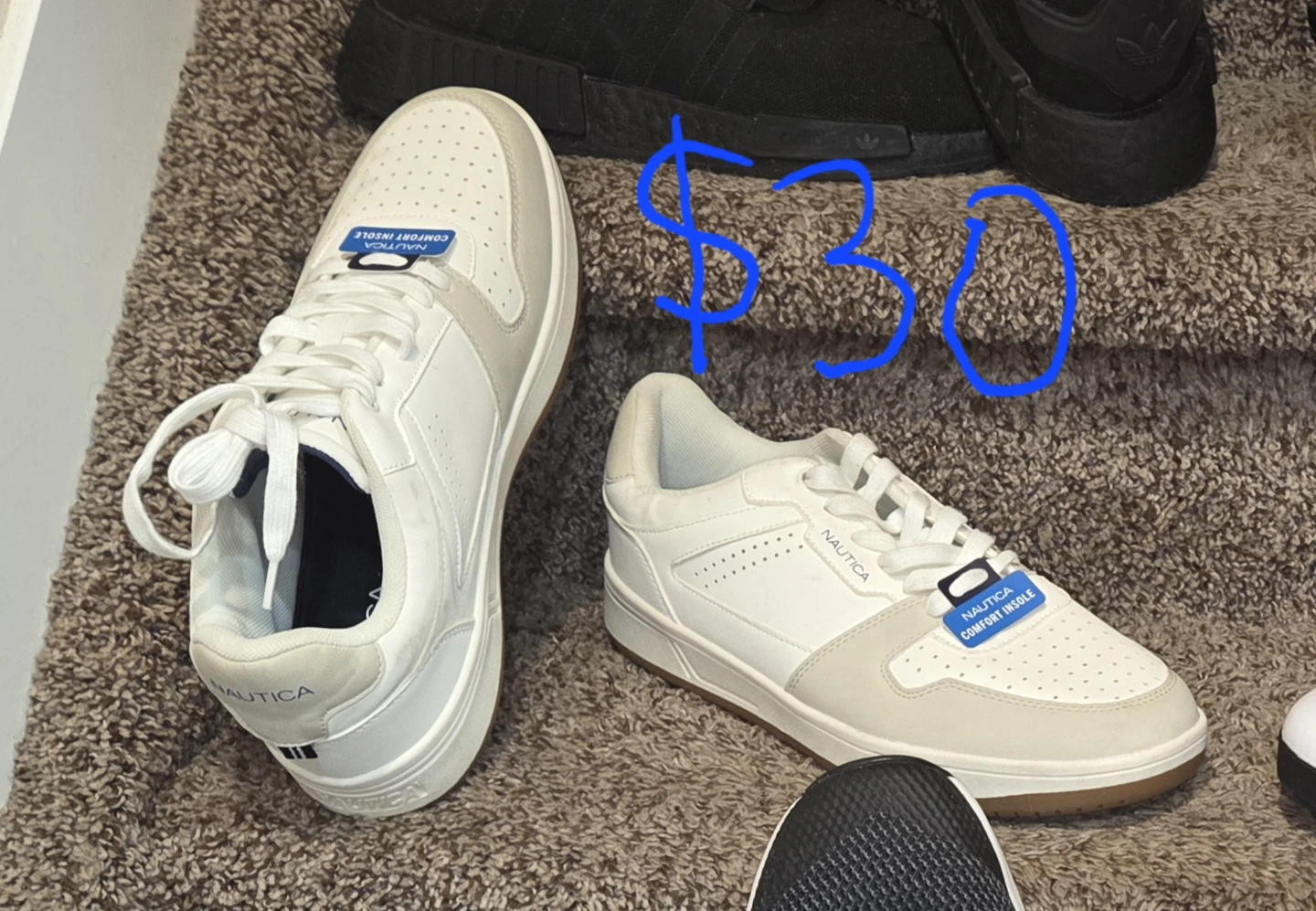 Nautica Men's White Sneakers