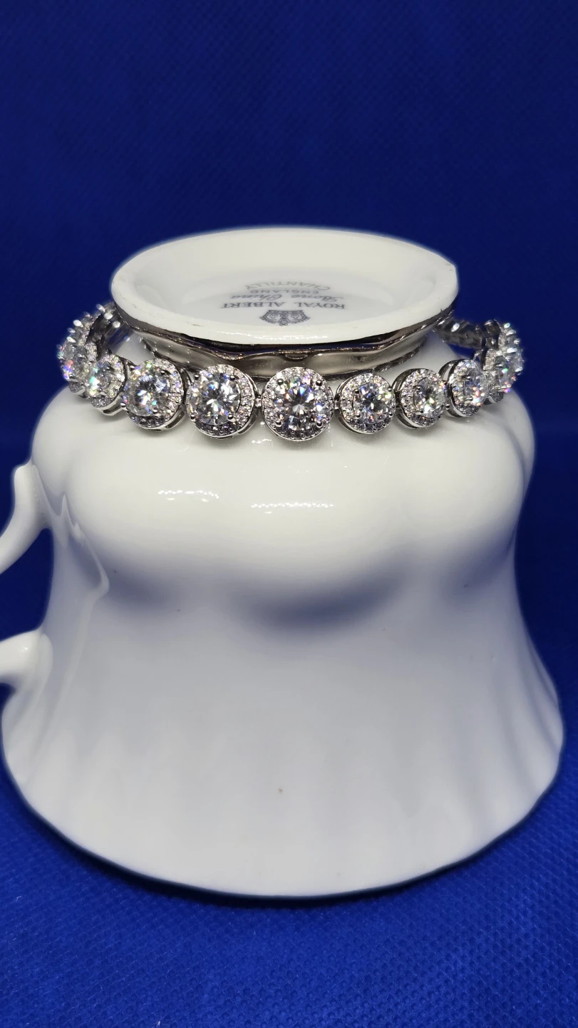 Moissanite Diamond Bracelet 11.63 Carat - photo 2