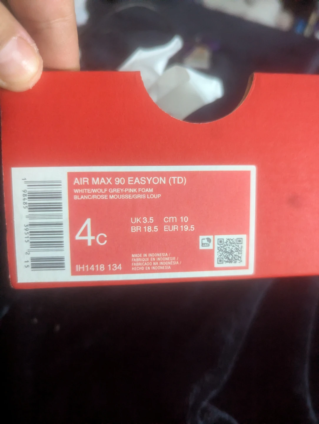 Nike Air Max 90 EasyOn TD Toddler Shoes