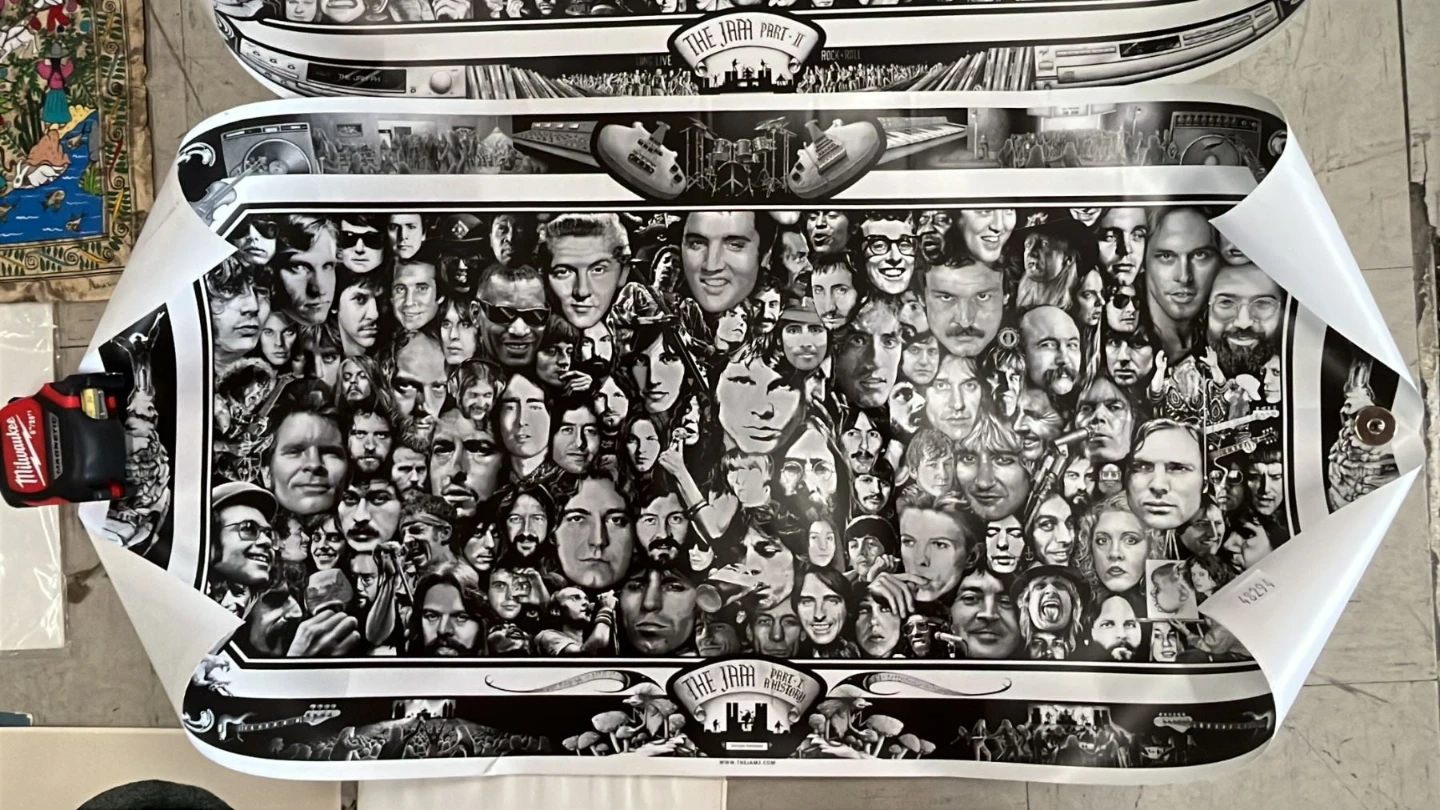The Jam Part 1 & 2 Poster / Music Memorabilia & Cultural Art. - photo 3
