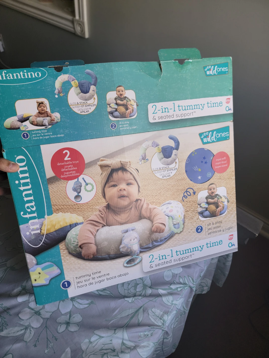 Infantino 2-in-1 Tummy Time & Seated Support - photo 2