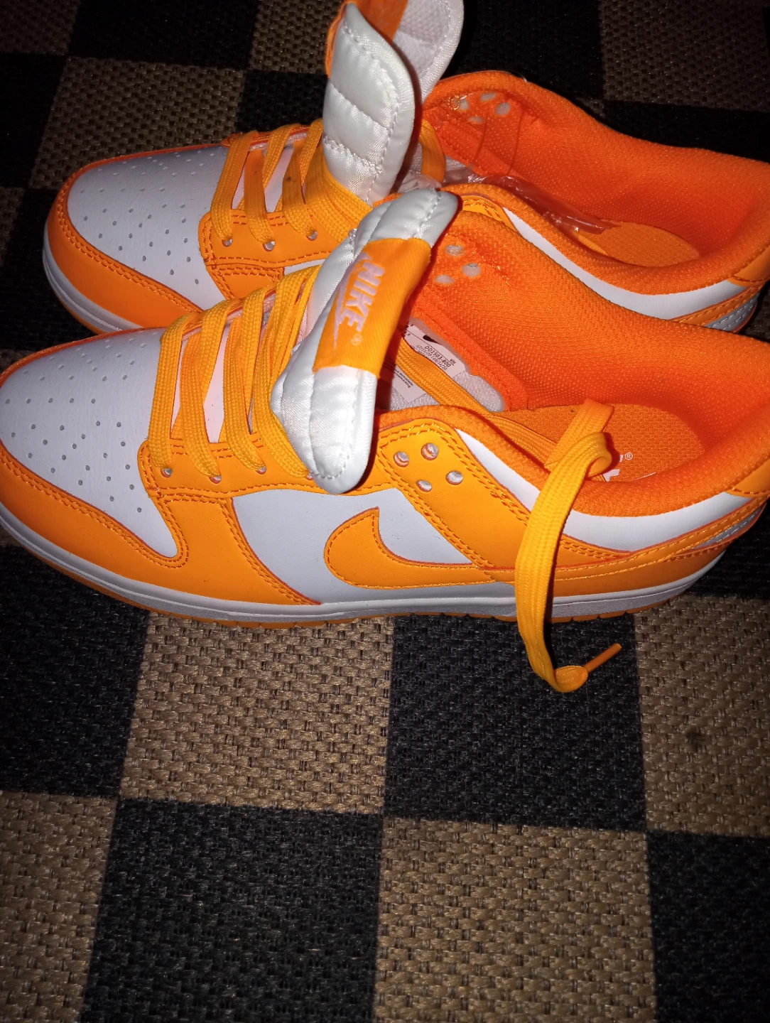 Nike Dunk Low White Orange Men's Shoes