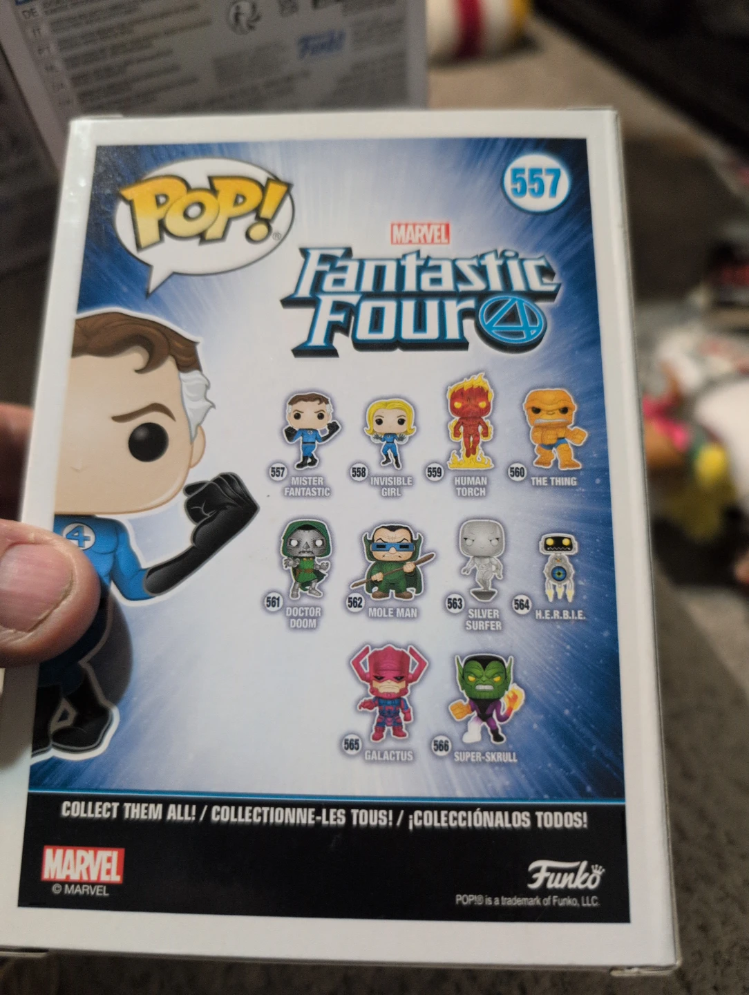 Funko Pop! Marvel Fantastic Four Mr. Fantastic #557 Vinyl Figure - photo 2
