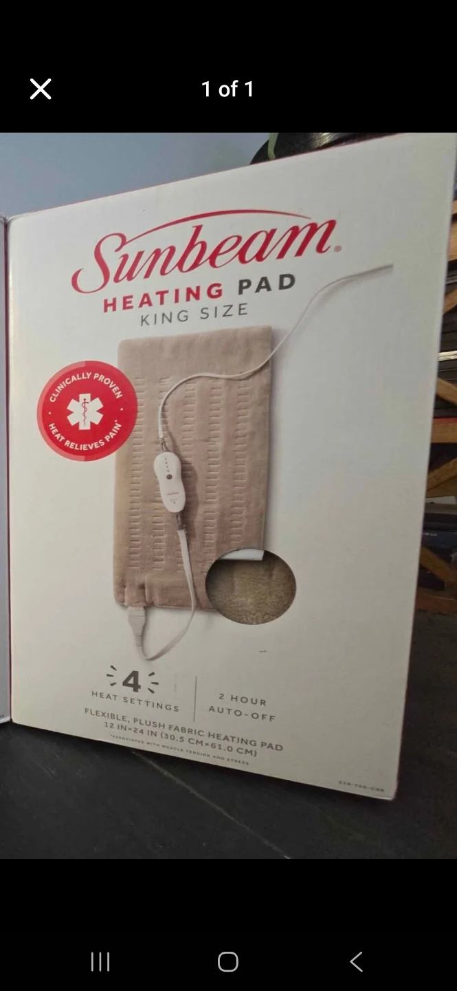 Sunbeam King Size Heating Pad