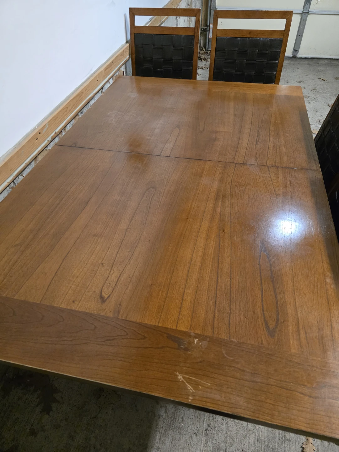 Wooden Dining Table with 4 Chairs - photo 2