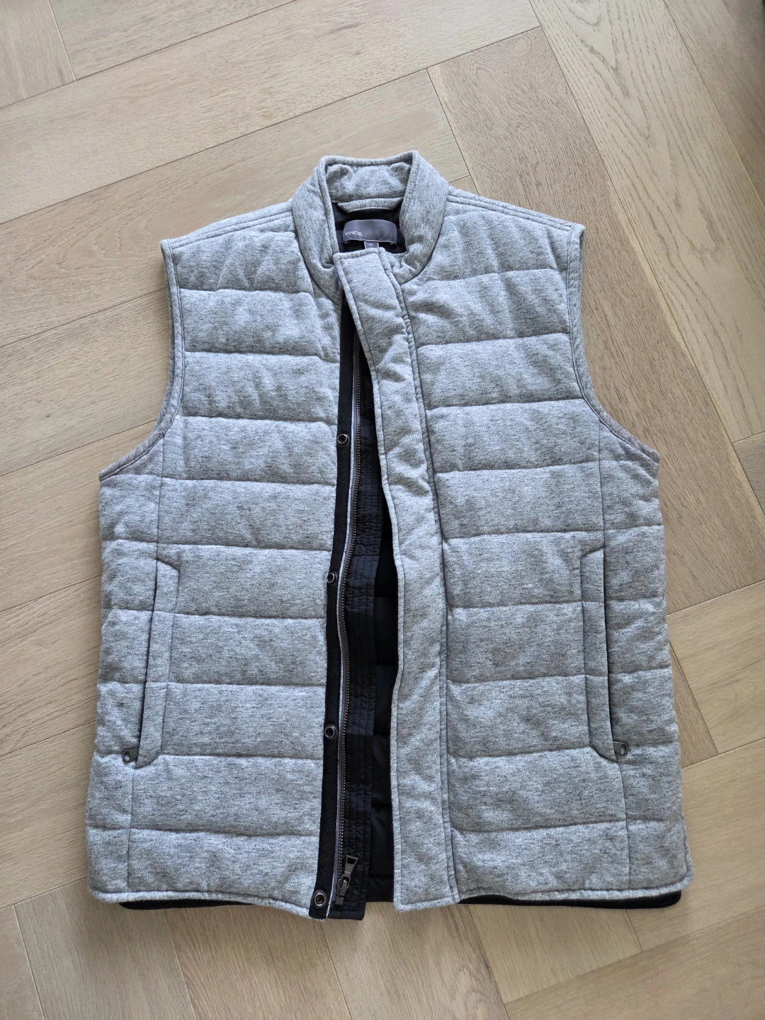 Vince Quilted Vest - Grey