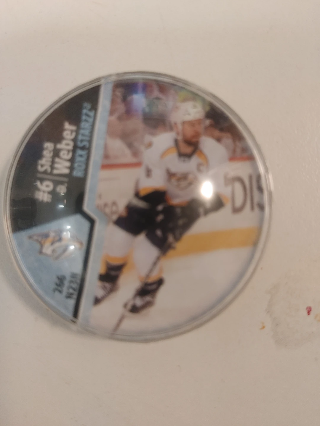 Jose Theodore & Shea Weber Hockey Trading Discs - photo 2