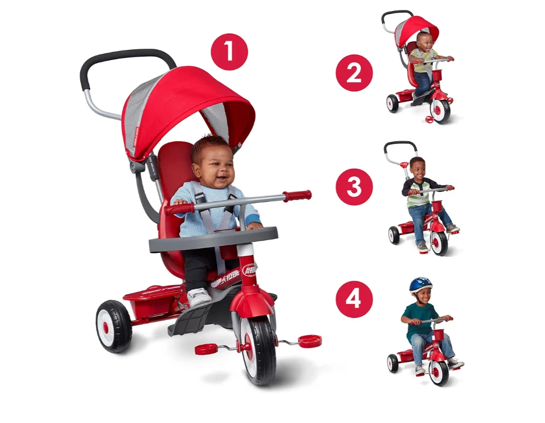 Radio flyer 4-in-1 stroll and trike convertible bike for 1-5 yrs - photo 2