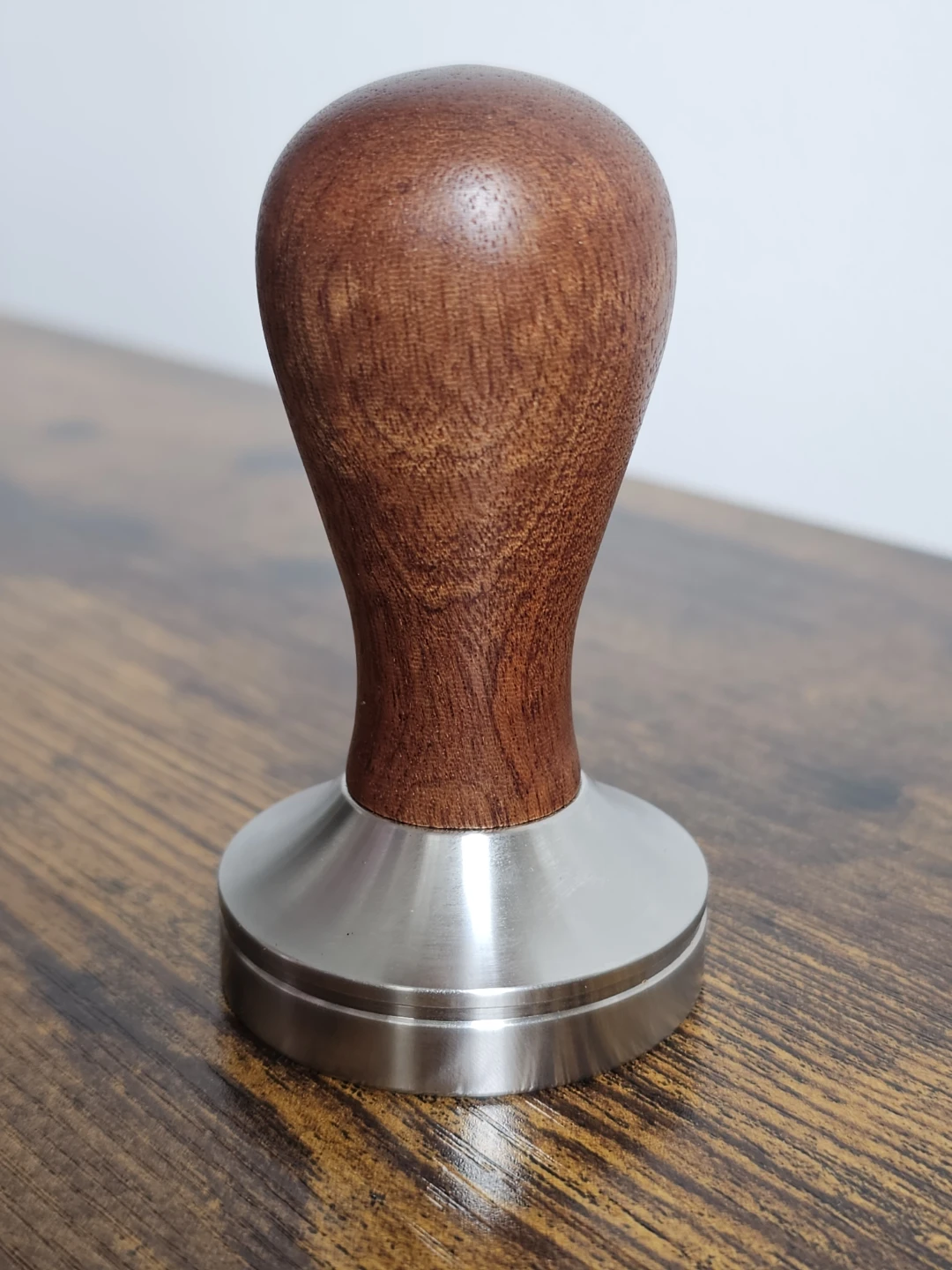 Espresso Tamper with Wooden Handle 53mm