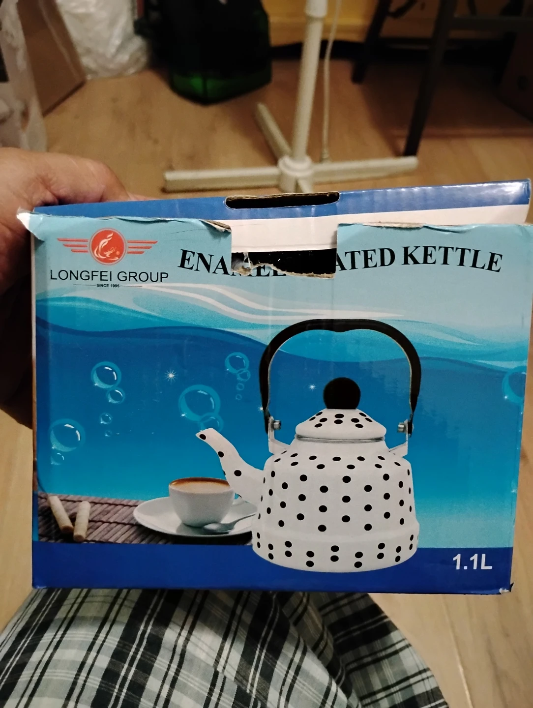 LONGFEI GROUP Enamel Coated Kettle - 1.1L - photo 2