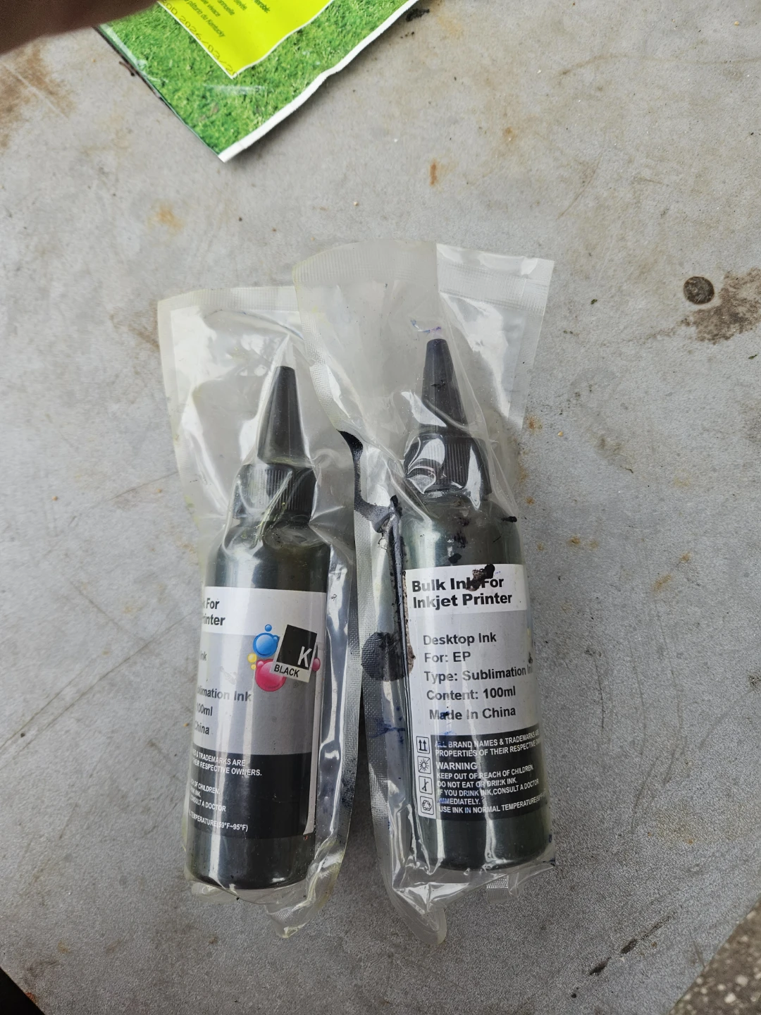 Bulk Ink for Inkjet Printer - Sublimation Ink - 100ml - photo 3