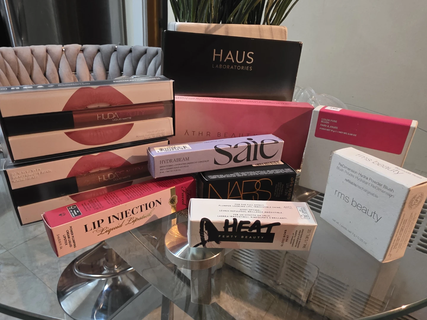 Huda Beauty, Saie, NARS, Fenty Beauty, Haus Labs, RMS Beauty