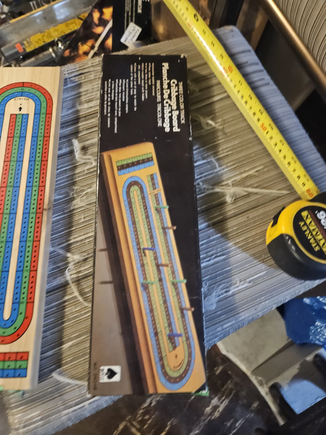 Three Color Track Cribbage Board - photo 2
