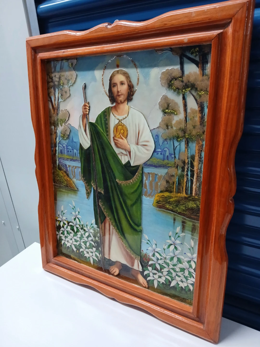 Framed Saint Jude Thaddeus Religious Art - photo 4