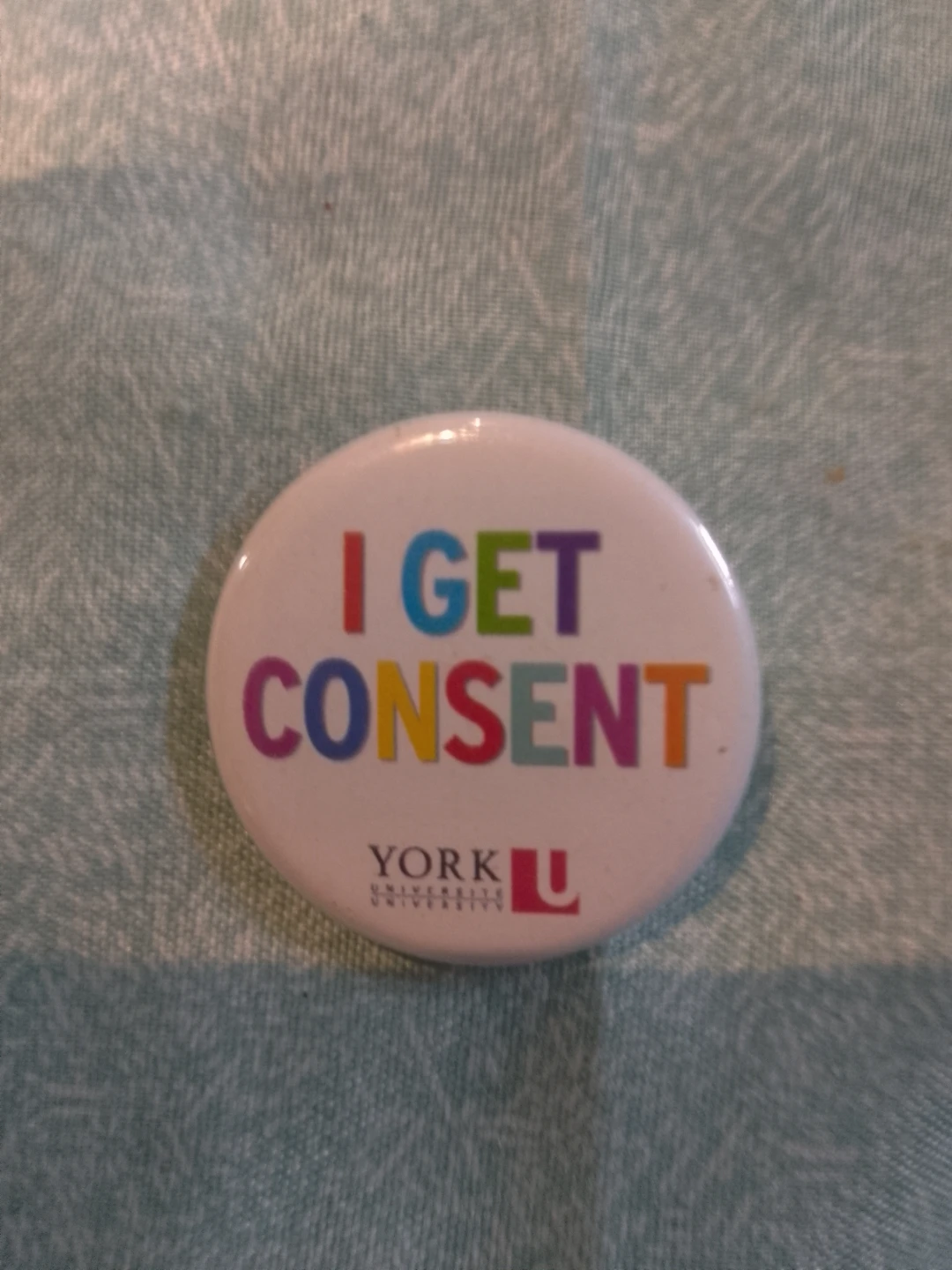 YU I GET CONSENT brooch pin