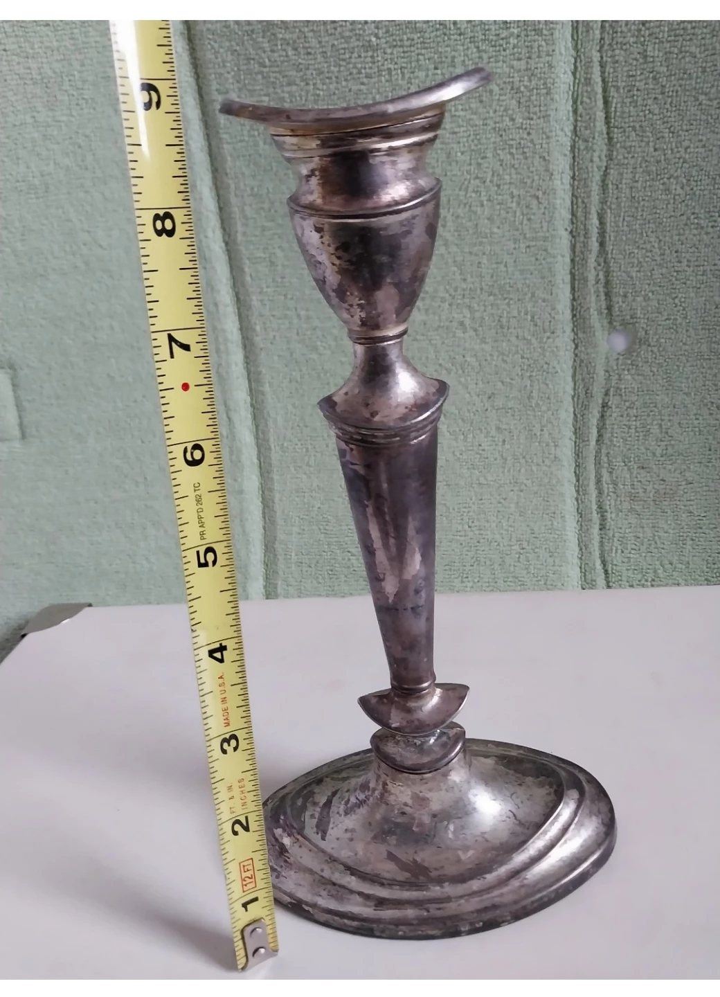 Vintage Silver Plated Candlestick Holder. Pick up only. - photo 2