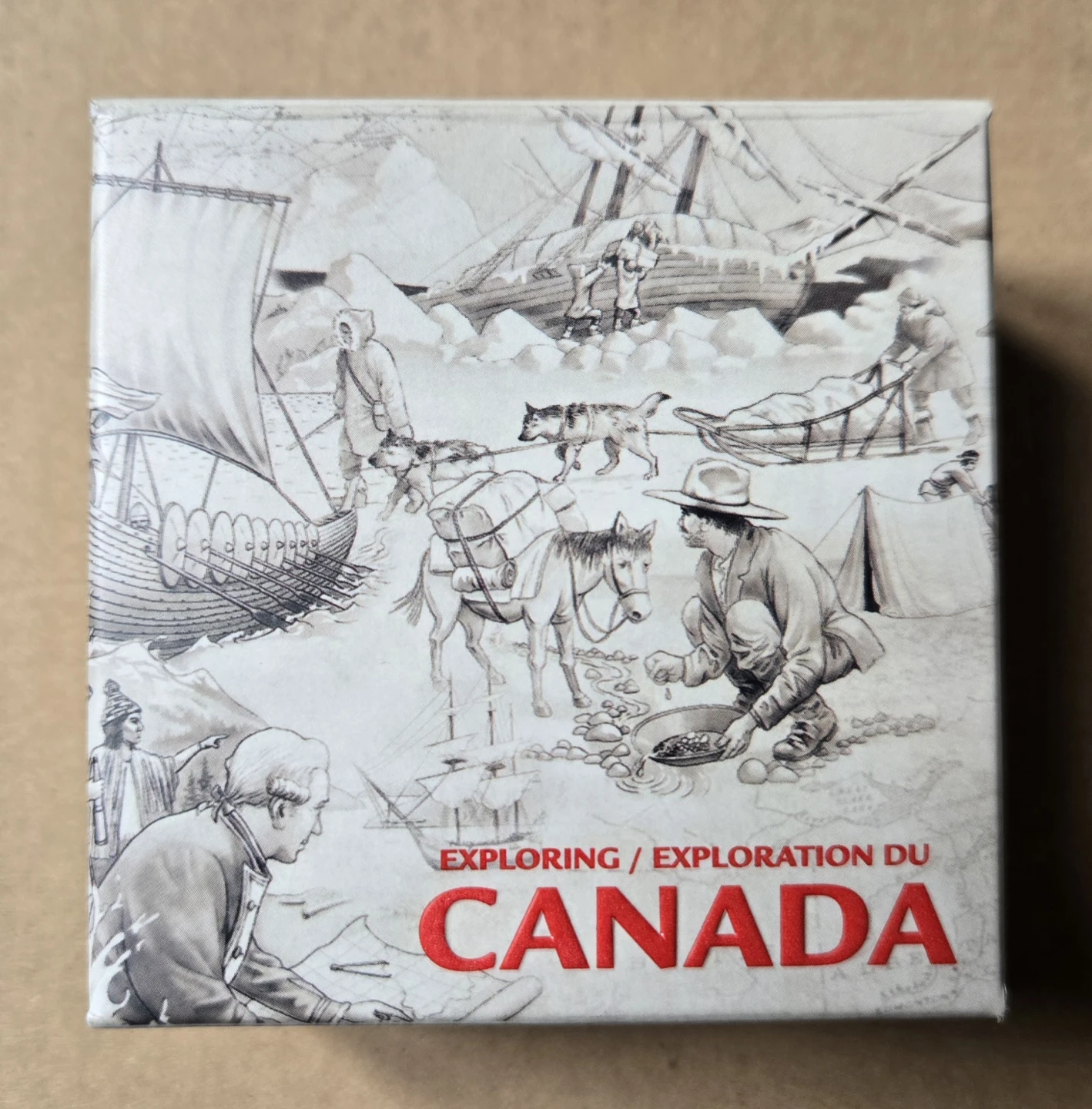 2014 Royal Canadian Mint $15 Fine Silver Coin - The Voyagers