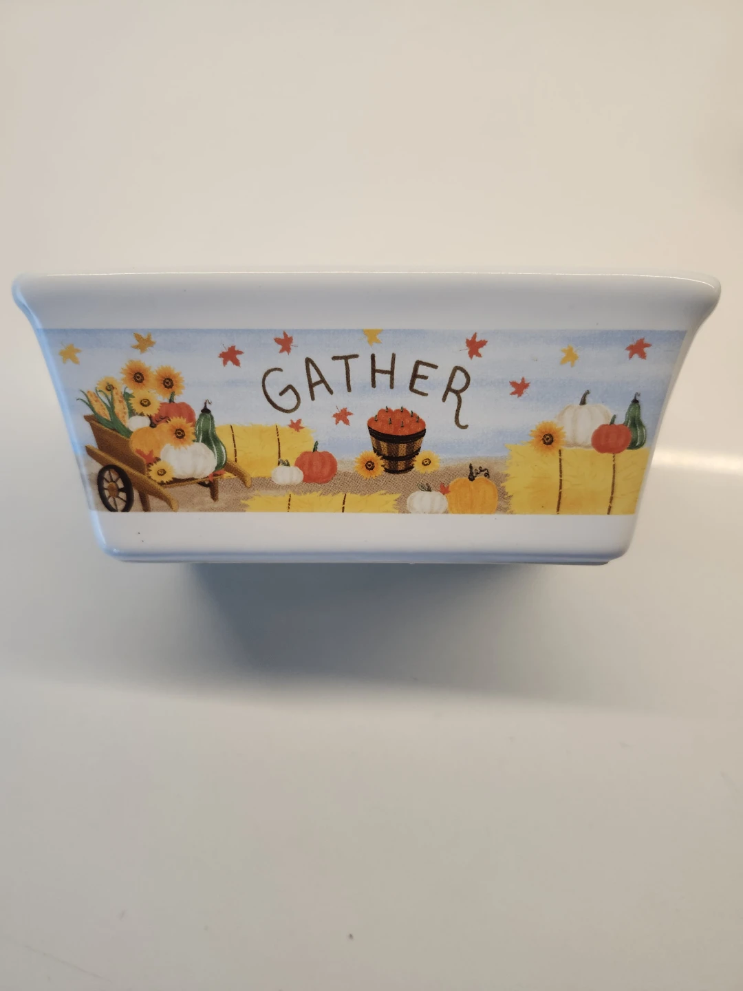 Fall Harvest "Gather" Rectangular Dish