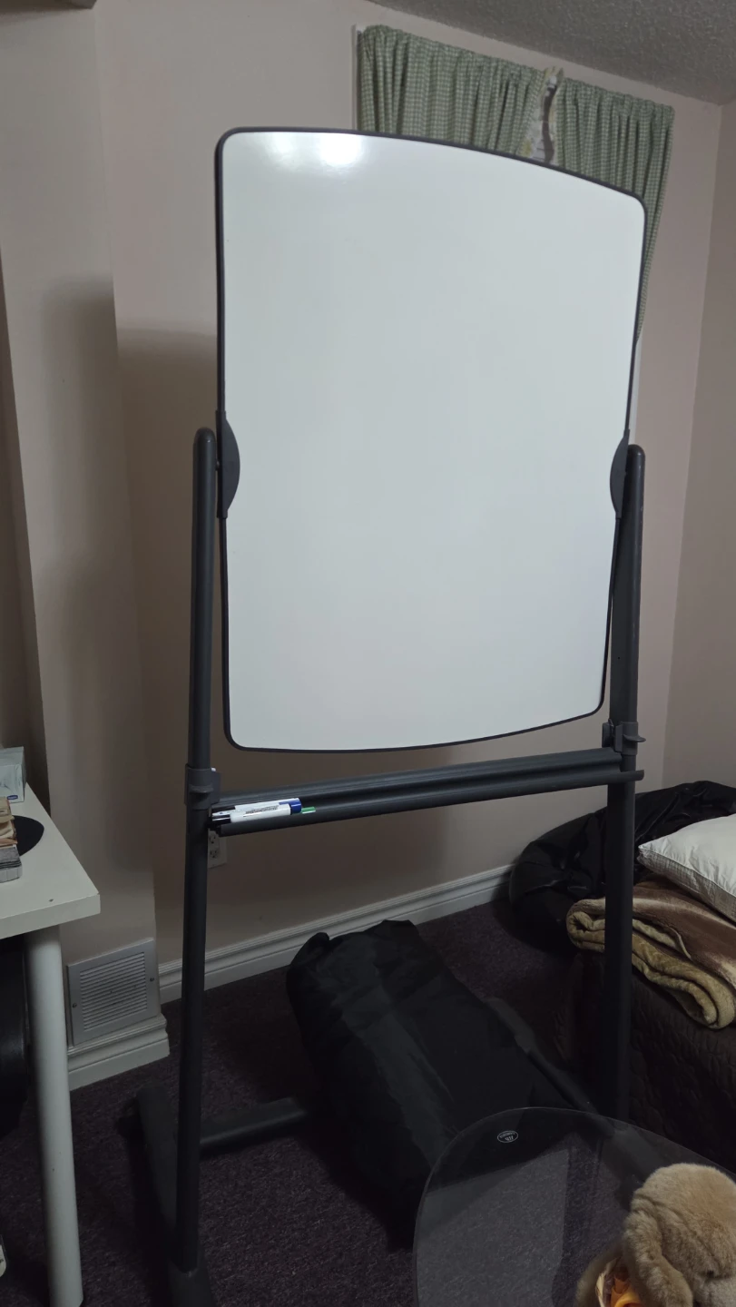 2-sided Whiteboard on Wheels