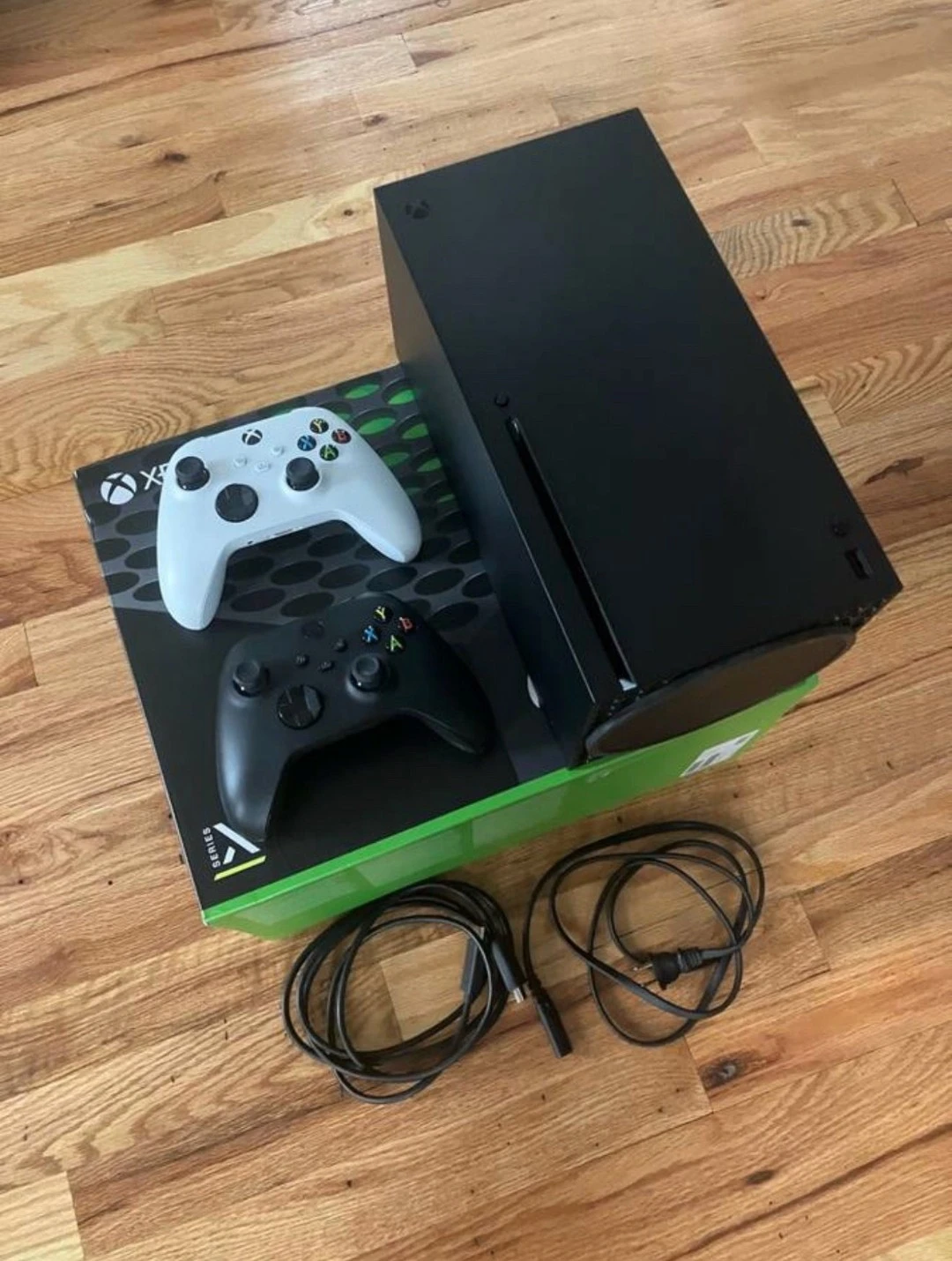 Xbox Series X Console with 2 Controllers and Cables