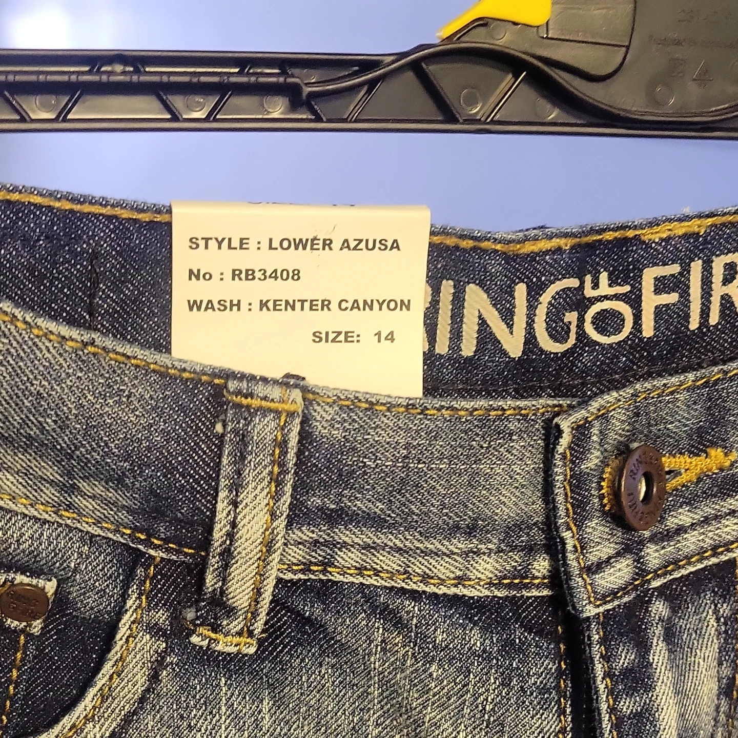 Ring & Fire "Lower Azusa" Jeans Size 14 - photo 4