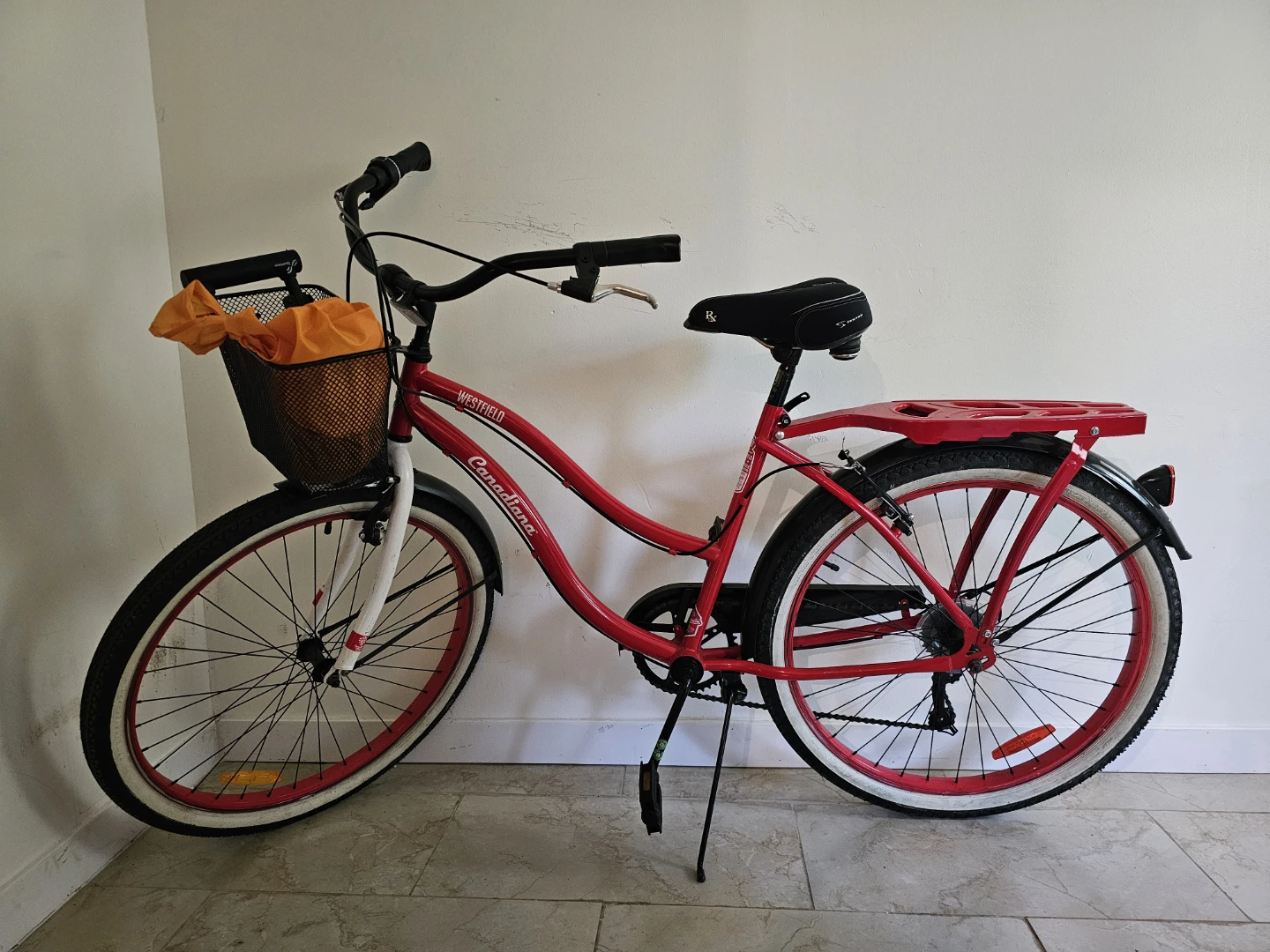 Red Cruiser Bicycle