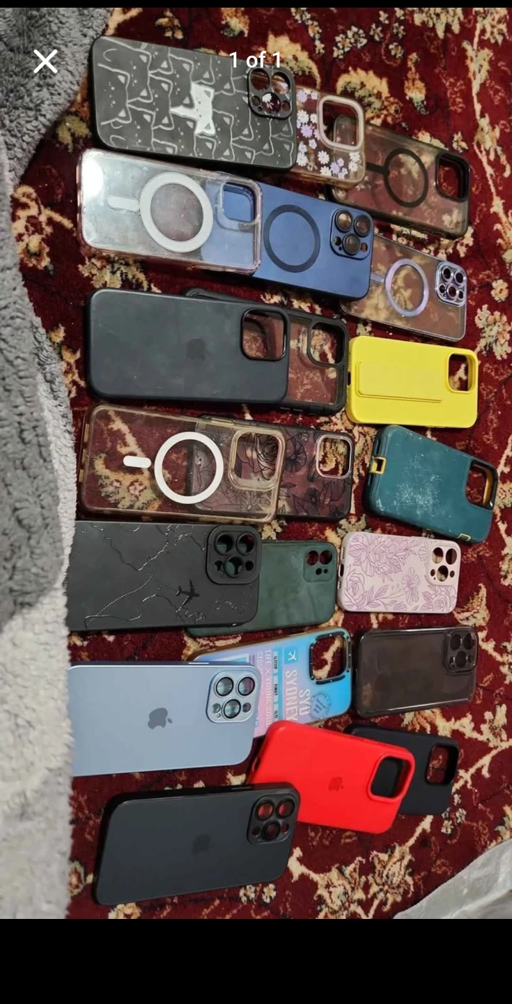 Assorted iPhone 13/14 Pro Max Cases must take all