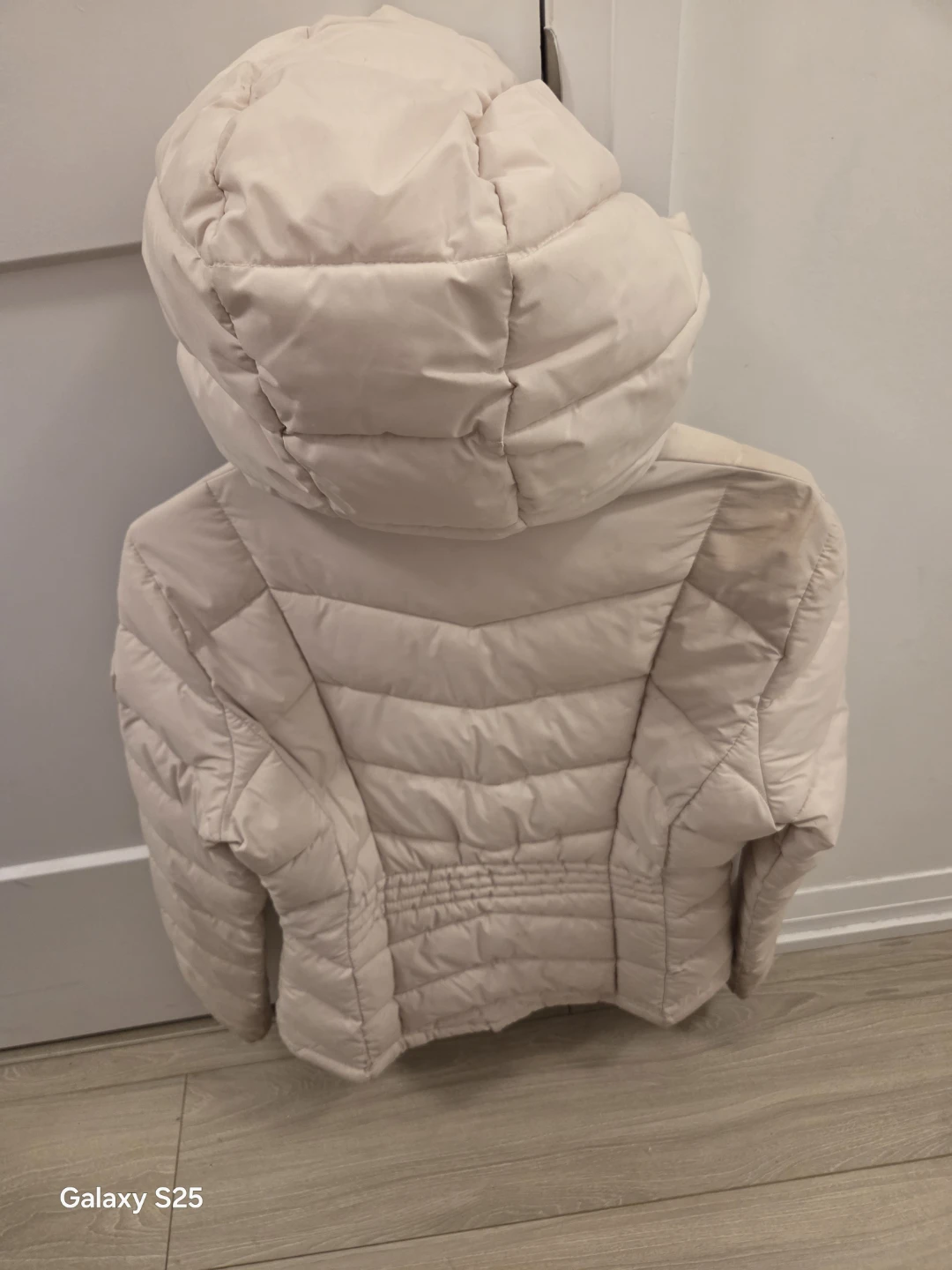 Calvin Klein Puffer Jacket with Hood - Cream - photo 3