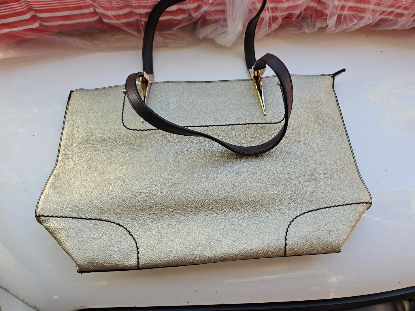Gold Tote Bag