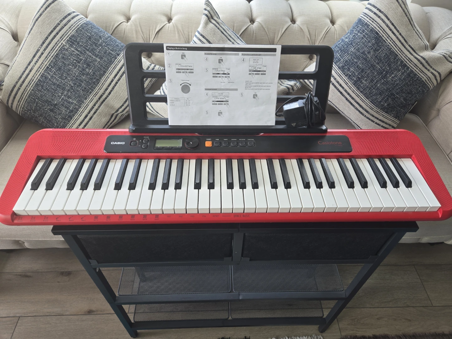 Casio CT-S200 Casiotone Keyboard - Red