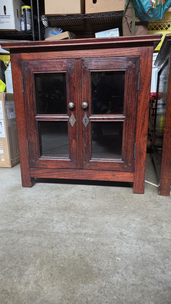 Dark Wood Cabinet, side table, nightstand
