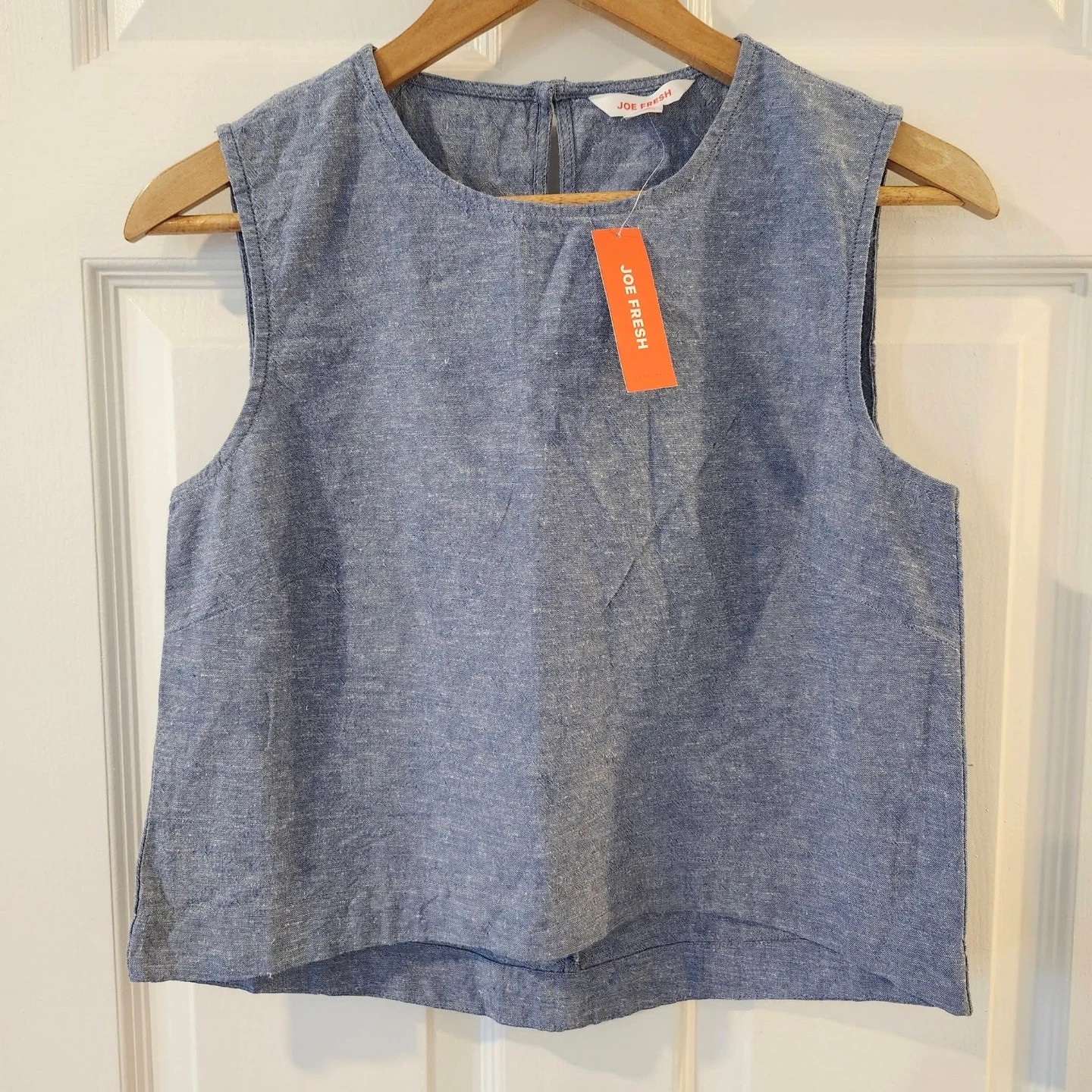 #XS - #3X  LINEN & COTTON Blend Sleeveless Tops. 5 Colours! - photo 2