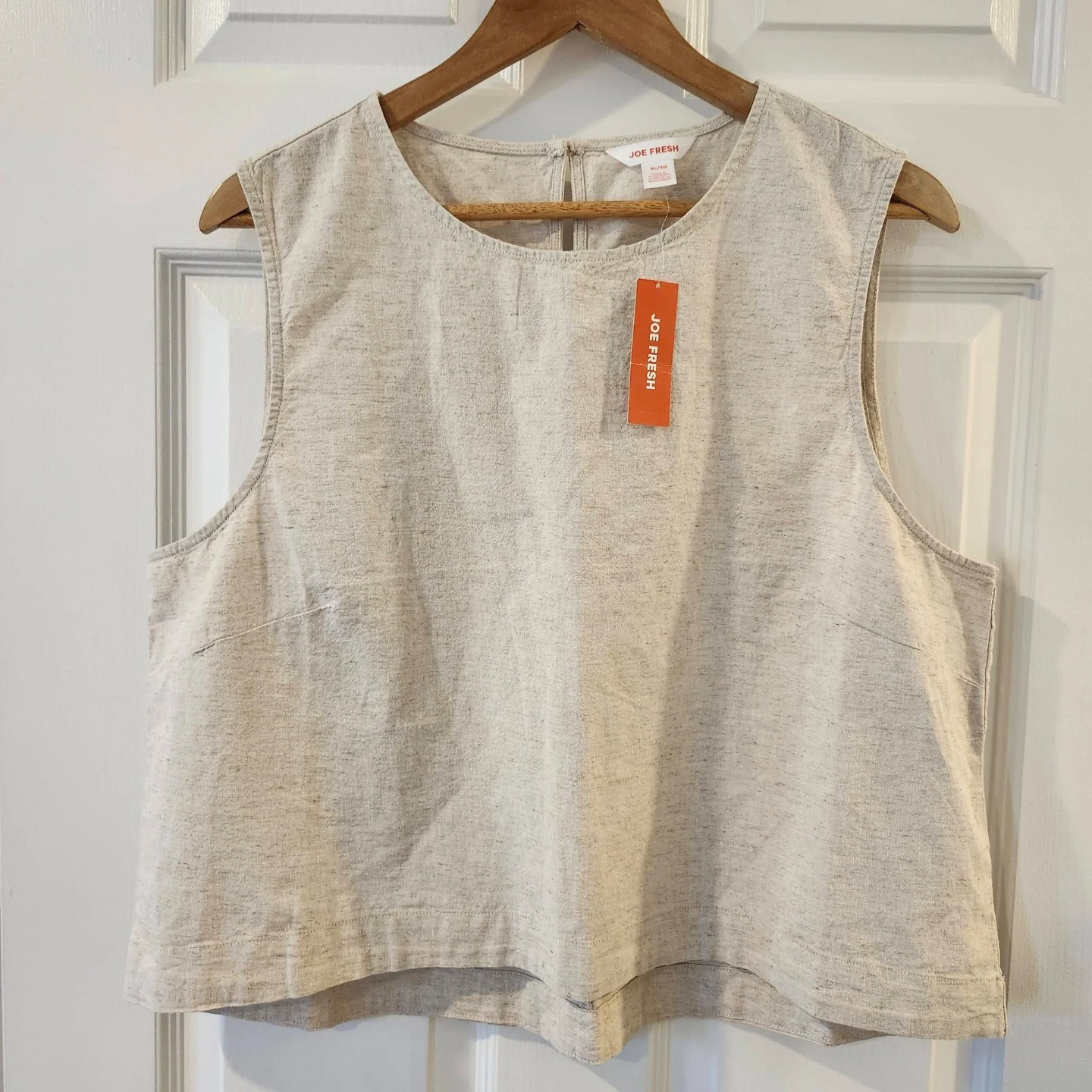 #XS - #3X  LINEN & COTTON Blend Sleeveless Tops. 5 Colours! - photo 3