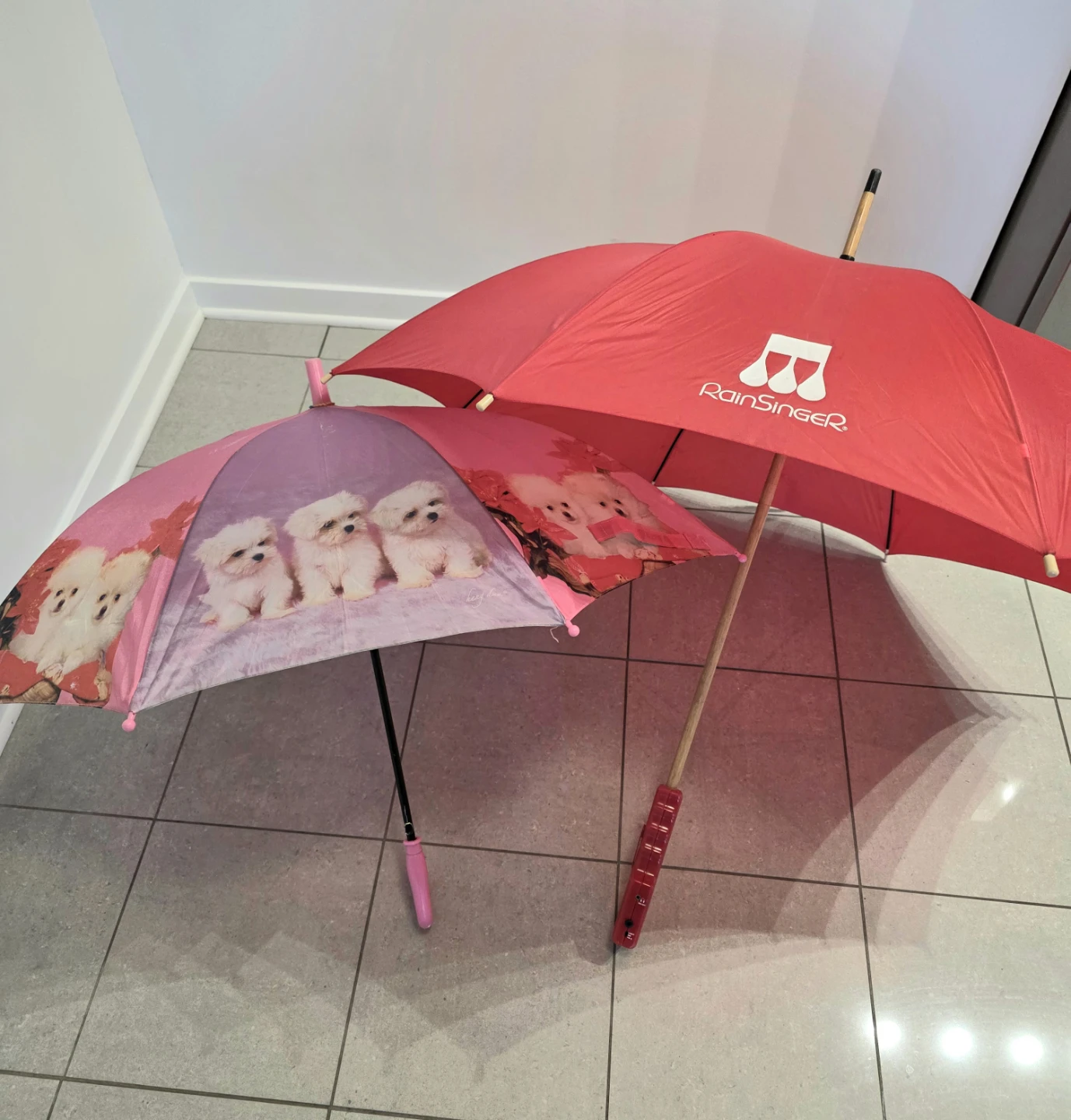 ☂️ 2 Umbrellas – Kids Umbrella + RainSinger Red Umbrella - photo 2