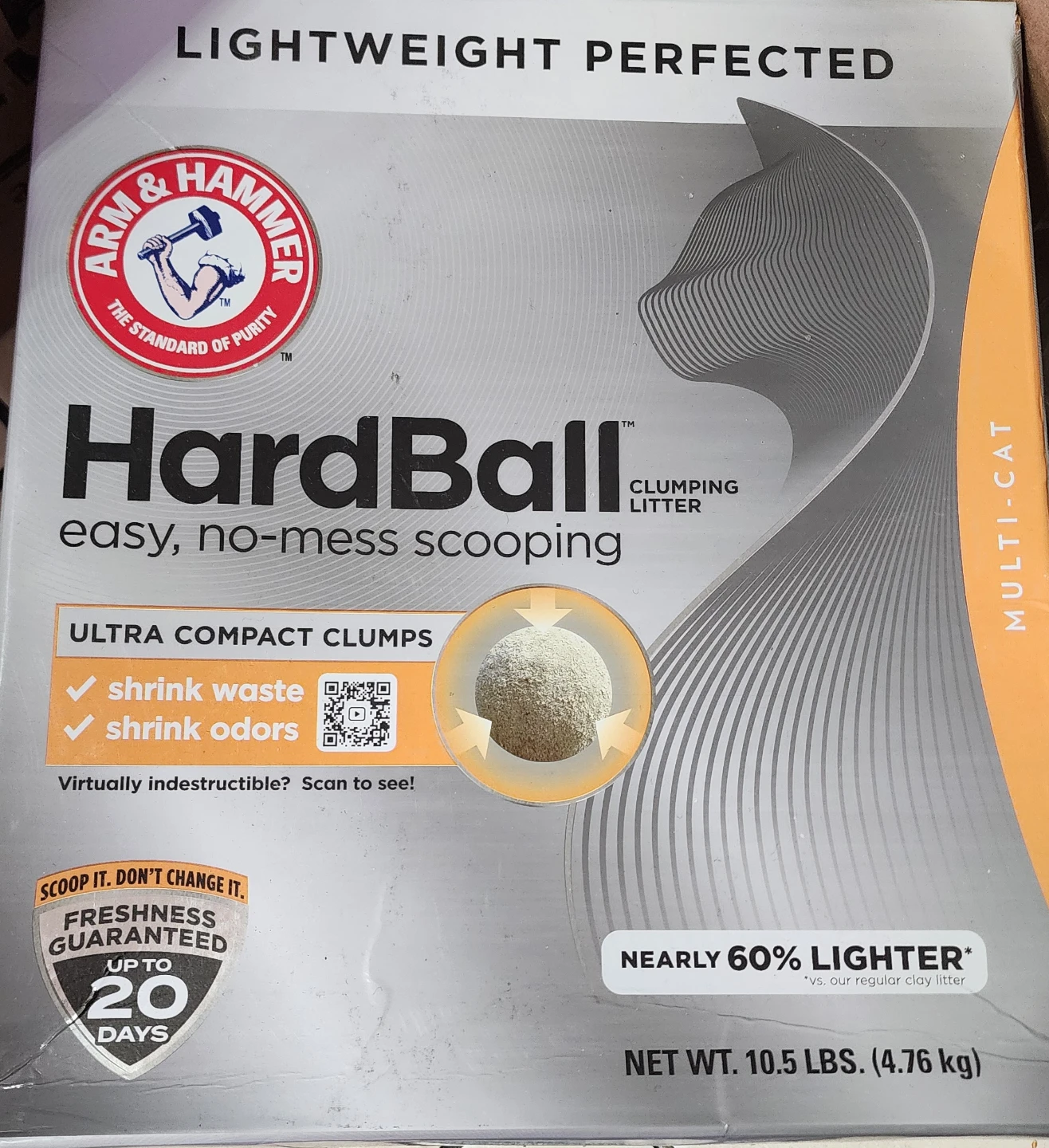Arm & Hammer HardBall Clumping Litter - 10.5 lbs