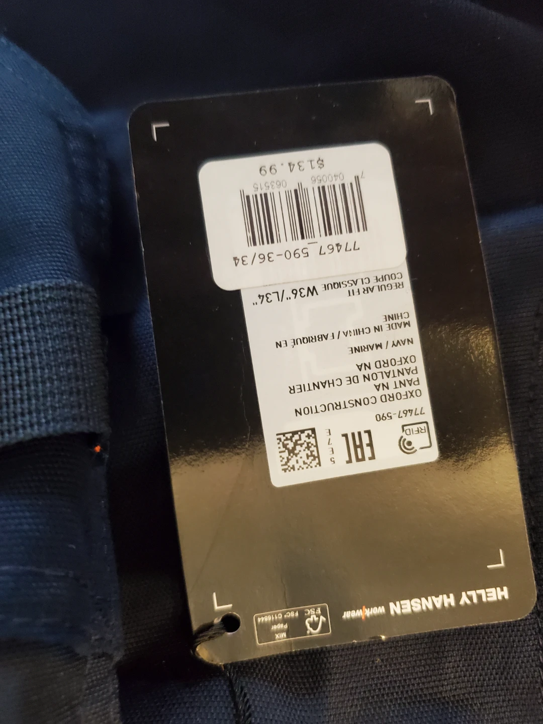Men's Helly Hansen Oxford Construction Pants Brand New - photo 4