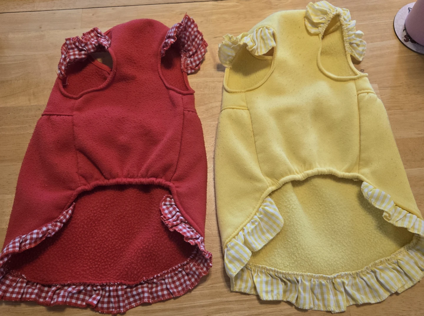 Two Dog Dresses - Red & Yellow - photo 2