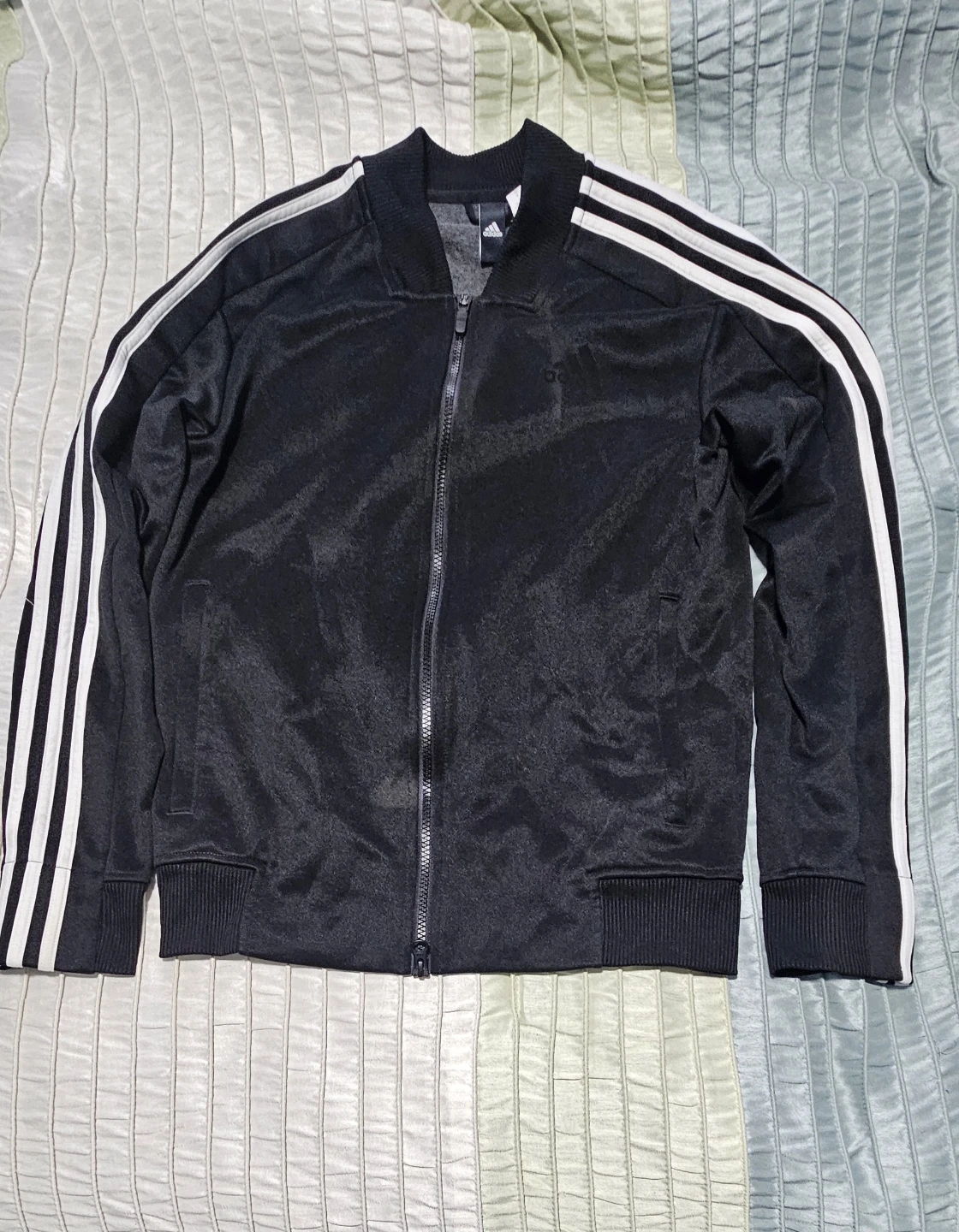 Men's Adidas 3-Stripe Track Jacket. Size S