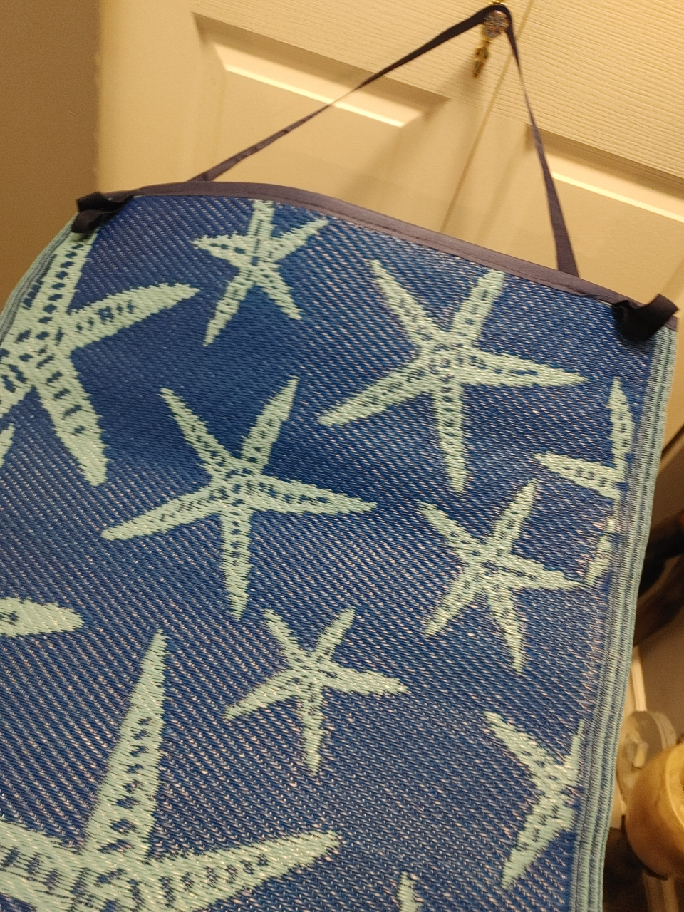 Blue Starfish Beach Mat with Strap - photo 4
