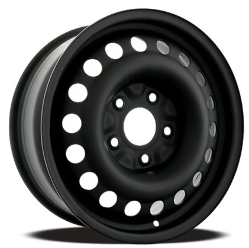 4 Envy Steel Wheels 15x6 Flat Black