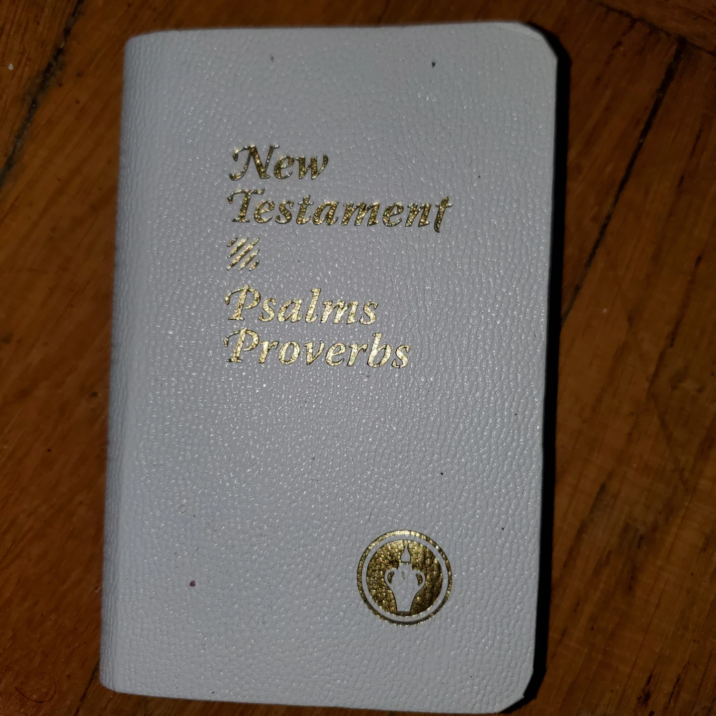 New Testament Psalms Proverbs White Pocket Bible