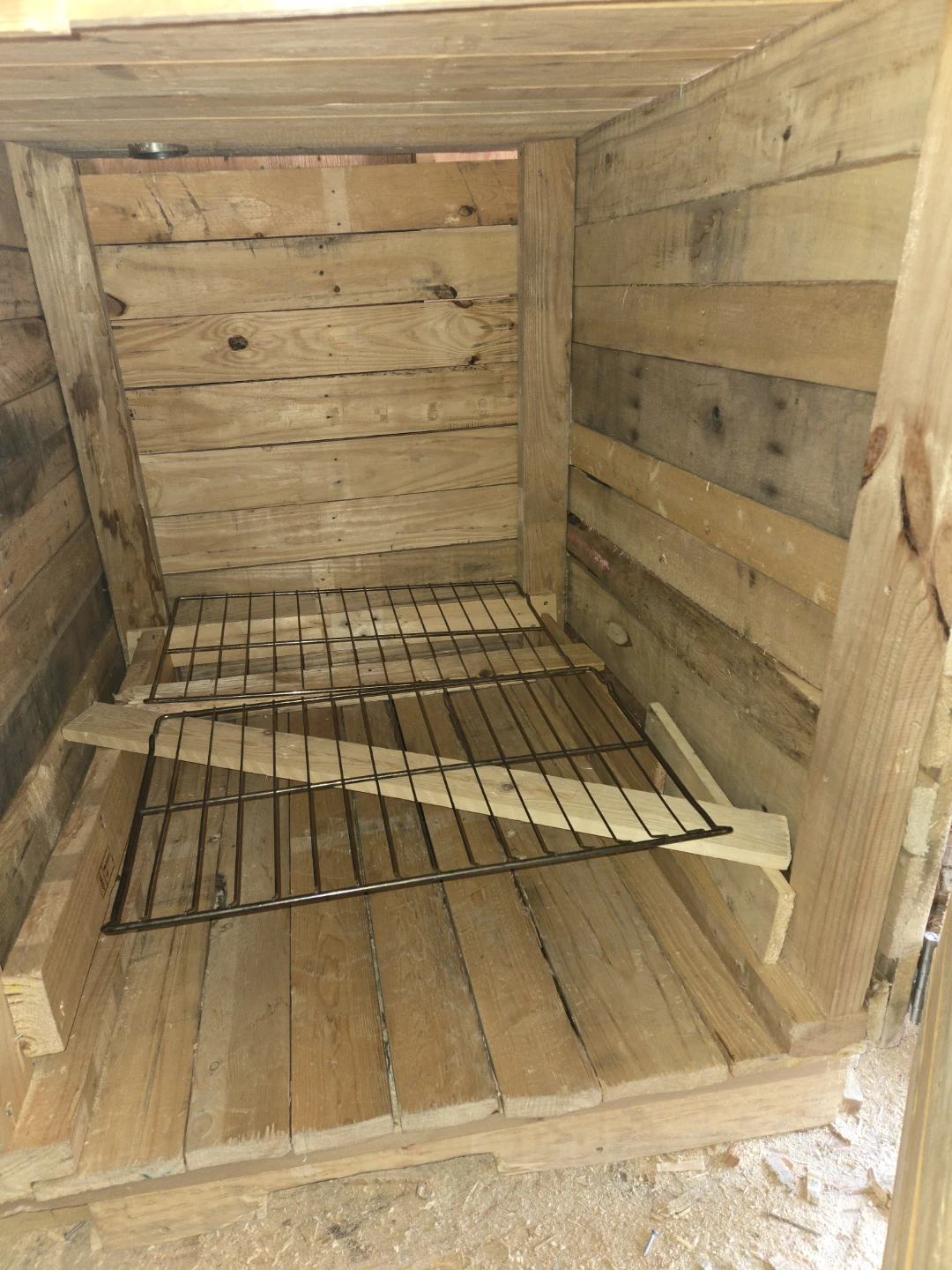 Custom built woodframe offset smoker - photo 2