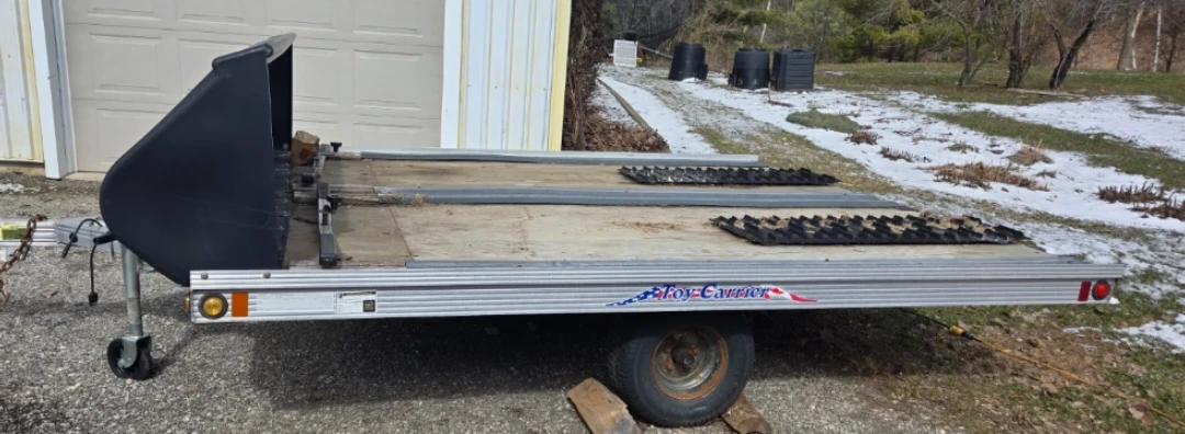 Toy Carrier Snowmobile Trailer
