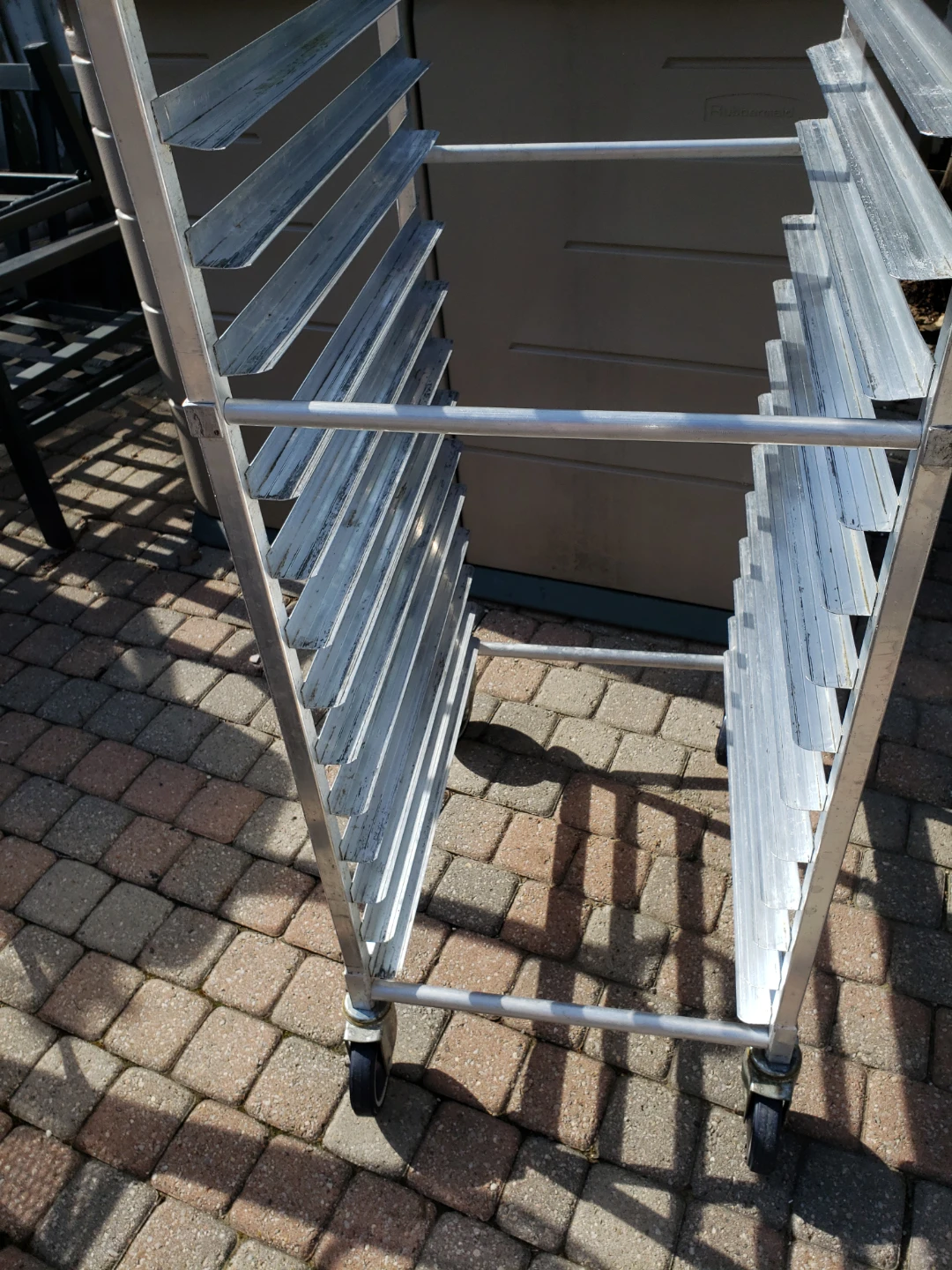 Aluminum Baking Sheet Rack with Wheels